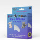 40 Pack Soft Nail Caps for Cat Claws White Kitten