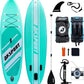AKSPORT Inflatable Stand Up Paddle Board, SUP Board with All Accessories, Wide Stable Design, Non-Slip Deck, Inflatable Paddle Boards for Youth & Adult