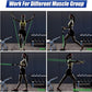 Resistance Bands Set, Himaly Exercise Bands Strength Training Fitness Bands Workout Elastic Bands with Legs Ankle Straps, Door Anchor, Handles & Carry Bag for Home Outdoor Workouts