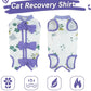 DENTRUN Cat Surgery Recovery Suit Anti Licking Spay Snuggly Vest, Pet Surgical Recovery Shirt After Surgery for Male Female Cat Small Dog Cone E-Collar Alternative