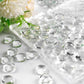 FUTUREPLUSX 1Lb Flat Glass Marbles, Clear Flat Gems Transparent Aquarium Pebbles Vase Filler Beads Table Scatters