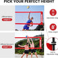 Volleyball Net, 12FT Portable Volleyball Net for Backyard, Freestanding Volley Ball Set Height Adjustable with Carry Bag, Volley Ball Practice Nets Training Equipment for Indoor and Outdoor