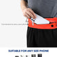 WATERFLY Running Belt Fanny Pack: Runner Marathon Jogging Waist Pack Sport Workout Exercise Fitness Phone Holder Belt for Men Women Jogger Slim Waistband