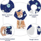 Cobee Soft Cat Cone Collar, Protective Cute Small Cat Recovery Collar Adjustable Fasteners Collars for Kittens Cats E-Collars After Surgery Wound Healing, Fit 6.3"-9" Neck Circumference(Constellation)