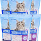 Made4Pets Cat Litter Crystals, Non Clumping Cat Litter Odor Control Kitty Litter Non Clumping No scooping Low Dust, Low Tracking, Lightweight, Dehydrates Waste, Lavender – 25.8 lbs (6 x 4.3 lb Packs)