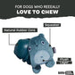 Barkbox Grey Bear Hugger Super Chewer 2-in-1 Plush Exterior Hard Core Plush Toy, Large Breeds