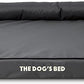 The Dog’s Bed XL Grey 43.5x34, Memory Foam, Pain Relief: Arthritis, Hip & Elbow Dysplasia, Post Surgery, Lameness, Supportive, Calming, Waterproof Washable Cover, Veterinary Approved