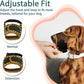 LUCKYPAW Dog Muzzle, Mesh Muzzle for Large Medium Small Dogs, Soft Mouth Guard for Biting Chewing, Breathable Mouth Guard with Adjustable Strap for Training(Brown, L(Snout:9.75"-11"))