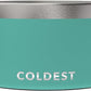 Coldest Dog Bowl - Anti Rust Metal, Non Slip, 3 Layers Insulated Stainless Steel Dog Bowls - Spill Proof & Heavy Duty - Water Bowl for Dogs, Cats & Pets, Dish Washer Safe (200 oz, Terraform Green)