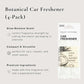 Coconut Sandalwood Car Air Freshener - 4 Pack