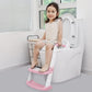 JASSONE® Potty Training Seat, Toddler Step Stool, 2 in 1 Potty Training Toilet for Kids, Baby Seat with Splash Guard and Anti-Slip Pad for Boys Girls Potty Training, BabyPink