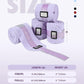 Harrison Howard Horse Polo Wraps Upgrade with Bling Leg Wraps for Horses 4-Pack Fleece Leg Wraps Stable Supplies Lavender M