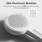Self Cleaning Slicker Cat Brush - Skin Friendly Shedding Grooming Tool for Dogs & Cats, Pet Supplies Accessories, Deshedding Comb for Short Long Haired Kittens, Massage Function to Removes Loose Fur