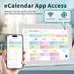 Digital Calendar, 21.5 Inch Wall Planner Digital Calendar & Chore Chart, IPS HD Touchscreen Interactive Display for Family Schedules, Streamline Household Organization, Wall Mount Included
