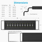 NICREW C10 24/7 LED Aquarium Light for Plants, 12-18 Inches, Full Spectrum Fish Tank Light with Timer, Brightness Adjustable