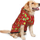 Christmas Tree Print Hoodie,Christmas Cosplay Dog Clothes with Pocket and Hat Winter Clothes Sweaters Small