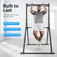Foldable Power Tower Pull Up Bar Dip Station, 200kg/440.92lbs Triangular Pull Up Bar Station Adjustable, Multi-Function Strength Training Fitness Equipment for Home Gym