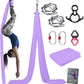 PRIOR FITNESS Aerial Silks Kit Colorful 9/15/20 Yards 40D Nylon Fabric Hammock Set With Hardware & Guide for All Levels Of Aerial Yoga Practice and Acrobatic Flying For Adults Aerial silk