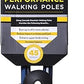 Cascade Mountain Tech Lightweight Aircraft-Grade Aluminum Trekking Poles with Extended Down Grip Plus Tip Kit
