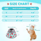 Cat Cone Collar Soft to Stop Licking, Adjustable, Foldable Lightweight Kitten Cones After Surgery Recovery for Cats & Kittens, Cat Cone Alternative (Blue, M)