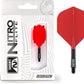 RED DRAGON Darts – Nitro Flite Integrated Flight & Shaft System – No.2 Shape and Design - Available in Short, Intermediate & Medium - Available in Variety of Colours - Professional Darts Accessories