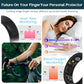 Smart Rings for Women Men,Fitness Tracker Ring,Heart Rate,Blood Oxygen,Blood Pressure,Step Tracker,Sleep Monitoring,No Subscription Fee,IP68 Waterproof Smart Ring for iphone&Android(Gold 11)