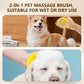 Cat Comb, Cat Grooming Brush, Self-Cleaning Flea Comb, Multi-Functional Pet Comb,Suitable for Pet Massage, Cleaning And Hair Removal