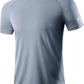 Boyzn 1, 3, 5 or 7 Pack Men's Workout Running Shirts, Dry Fit Moisture Wicking T-Shirt, Gym Athletic Short Sleeve Tee Shirts