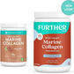 Further Food Chocolate Marine Collagen Peptides Powder, Wild Caught, Sustainable, Type 1, 2 & 3 Collagen, Gut + Joint Support, Hair, Skin, Nails, Sugar-Free 7.41 oz