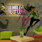 HUSTLE Neon Signs for Wall Decor USB Powered With Dimmable LED Neon Lights for Bedroom Man Cave Dorm Gym Room Office Room Humble Led Neon Light Sign for Party Decorations 5v (16.14 "X9.84")