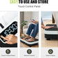Homesy Vibration Plate Exercise Machine, Vibrating Plate for Lymphatic Drainage, Full Body Shaking Workout Fitness Platform Board, Sport Gym Equipment for Weight Loss Fat Burner for Women Men