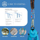 Aerial Silks Starter Kit - Durable 9 Yards of Aerial Yoga Hammock with Hardware & Guide - Aerial Swing for Acrobatic Flying Yoga & All Levels (Aerial Rigging Point Up to 13ft)