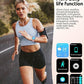 Smart Watch for Women with SOS Emergency Alert, 1.91" GPS Watcher with 100+ Sports Modes, Blood Pressure/Blood Oxygen/Heart Rate/Sleep Monitor, IP68 Waterproof Smartwatch for Android iOS