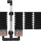AQUANEAT Aquarium Air Powered Sponge Filter with Ceramic Media Balls, for Betta Fry Shrimp Fish Tank, with 2 Spare Sponges, up to 55Gal