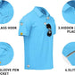 V VALANCH Mens Polo Shirts Short Sleeve Moisture Wicking Golf Polo Athletic Collared Shirt Tennis T-Shirt Tops