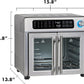 Emeril Lagasse Extra Large French Door Air Fryer Toaster Oven Combo, 24 Cooking Functions and Digital Controls, 7 Accessories Included, Stainless Steel Finish, 26QT Capacity