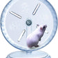 Silent Hamster Wheel, Super-Silent Hamster Exercise Wheels Accessories, Quiet Running Wheels, Adjustable Stand for Hamsters Mice Or Other Small Animals (White, Ф 8.3 inch)
