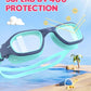 Kids Swim Goggles,Swimming Goggles for Kids 6-14, Anti-Fog UV Protection Pool Glasses for Boys Girls