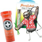 Meowijuana Jump 'n' Jamb Door Hanging Cat Toy | Sloth | Refillable Interactive Catnip Toy | Promotes Play and Cat Health | Includes Potent Catnip Grown in North America