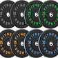 2 Inch Bumper Plates，10-500lbs，Barbell Rubber Olympic Weight Plates Set for Home Gym, Strength Training & Weight Lifting, Multiple Options Colors