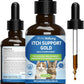 Pet Wellbeing Itch Support Gold for Cats - Occasional Itching, Scratching, and Hot Spots, Environmental and Seasonal Allergies, Dong Quai - Veterinarian-Formulated Herbal Supplement 2 oz (59 ml)