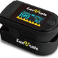 Zacurate 500C Elite Fingertip Pulse Oximeter Blood Oxygen Saturation Monitor with Silicon Cover, Batteries and Lanyard (Mystic Black)