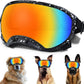 Large Dog Sunglasses with Adjustable Strap UV Protection, Winproof Dog Puppy Sunglasses, Suitable for Medium-Large Dog Pet Glasses, Dogs Eyes Protection，Soft Dog Goggles