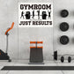 Gym Room No Excuses Just Results Gym Motivational Wall Art Banner Dorm Posters Gifts for Guys Men Women Gym Flag Decor for Home Gym Bedroom Workout Room 30x20 Inchs