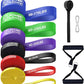 POWER GUIDANCE Resistance Bands, Set of 5 Pull Up Bands, Pull Up Assistance Bands, Exercise Bands, Resistance Bands Set for Legs, Working Out, Muscle Training, Physical Therapy, Shape Body