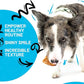 Sitka Farms Premium Smoked Beef Knee Caps - 12 Count - Natural Long Lasting Dog Treats - Low Fat High Protein Dog Bones
