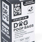 100% Certified Compostable Dog Poop Bags - Dr. C's Premium Dog Poop Bags - 120 Bags / 8 Rolls, Extra thick, Leak Proof, Unscented, Plant Based and Earth Friendly