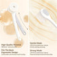 Electric Body Brush Back Scrubber for Shower, Waterproof Long Dual Handle Power Body Scrubber with 3 Heads, Rechargeable Bath Brush & 2 Speeds, for Cleansing, Exfoliating and Massaging Skin