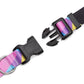 Mercano Adjustable Dog Collar - Special Design Patterns, Soft Nylon Comfortable Sturdy Pet Collar for Small Medium Large Dogs (XS, Geometry Purple)