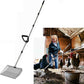 15 Inch Large Chicken coop Scoop with Ergonomic Grip Adjustable Long Handle (24-64") Chicken Poop Scooper Sifting Shovel rake Stainless Steel Metal coop Scoop (L/15 INCH)